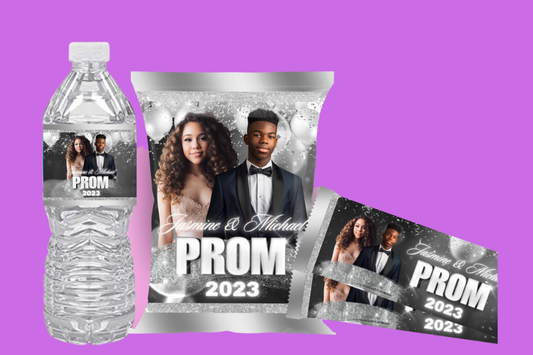 1 DZ - Custom Party Package - Water, Chips and Candy bars