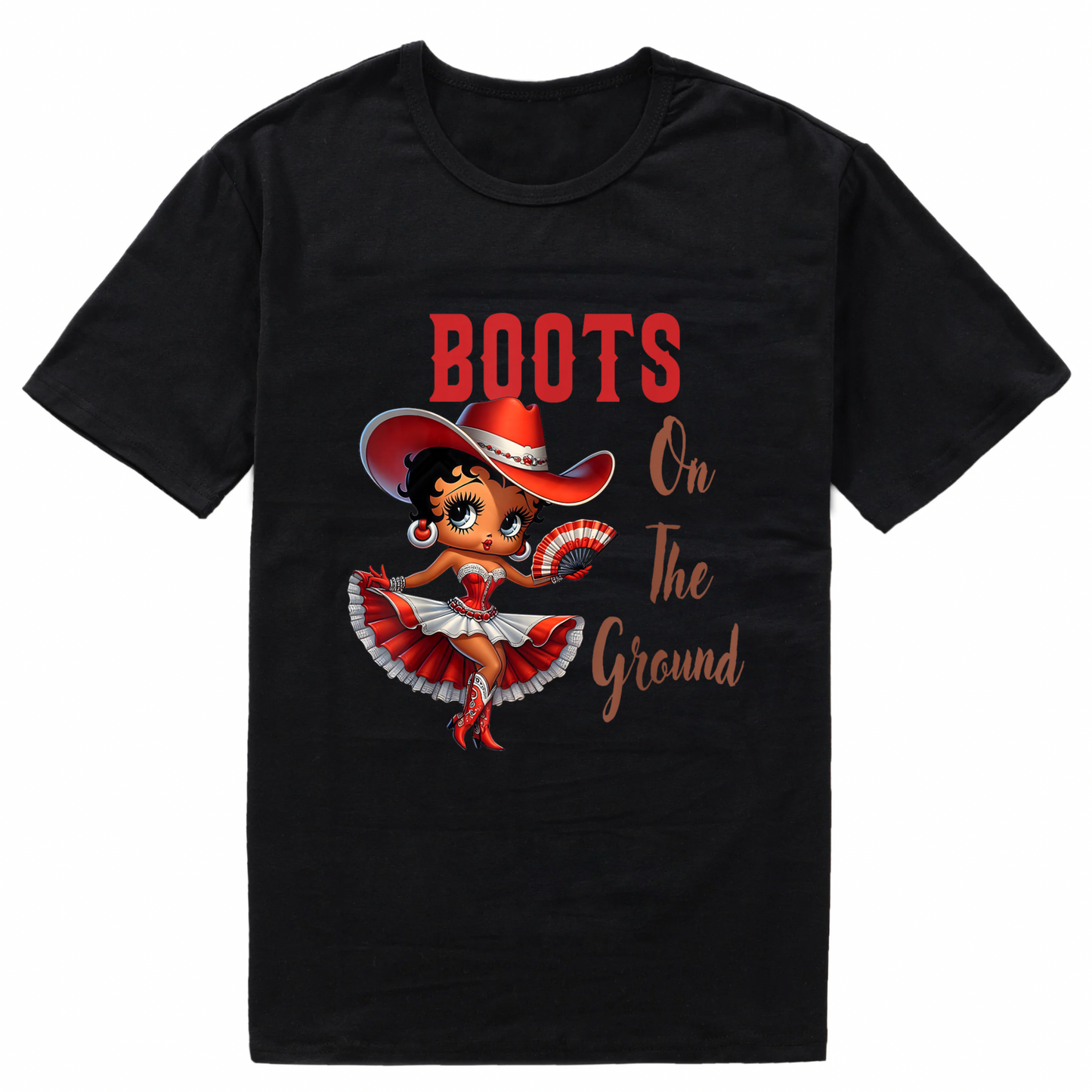 Boots on the Ground Short sleeve T-Shirts (Medium)