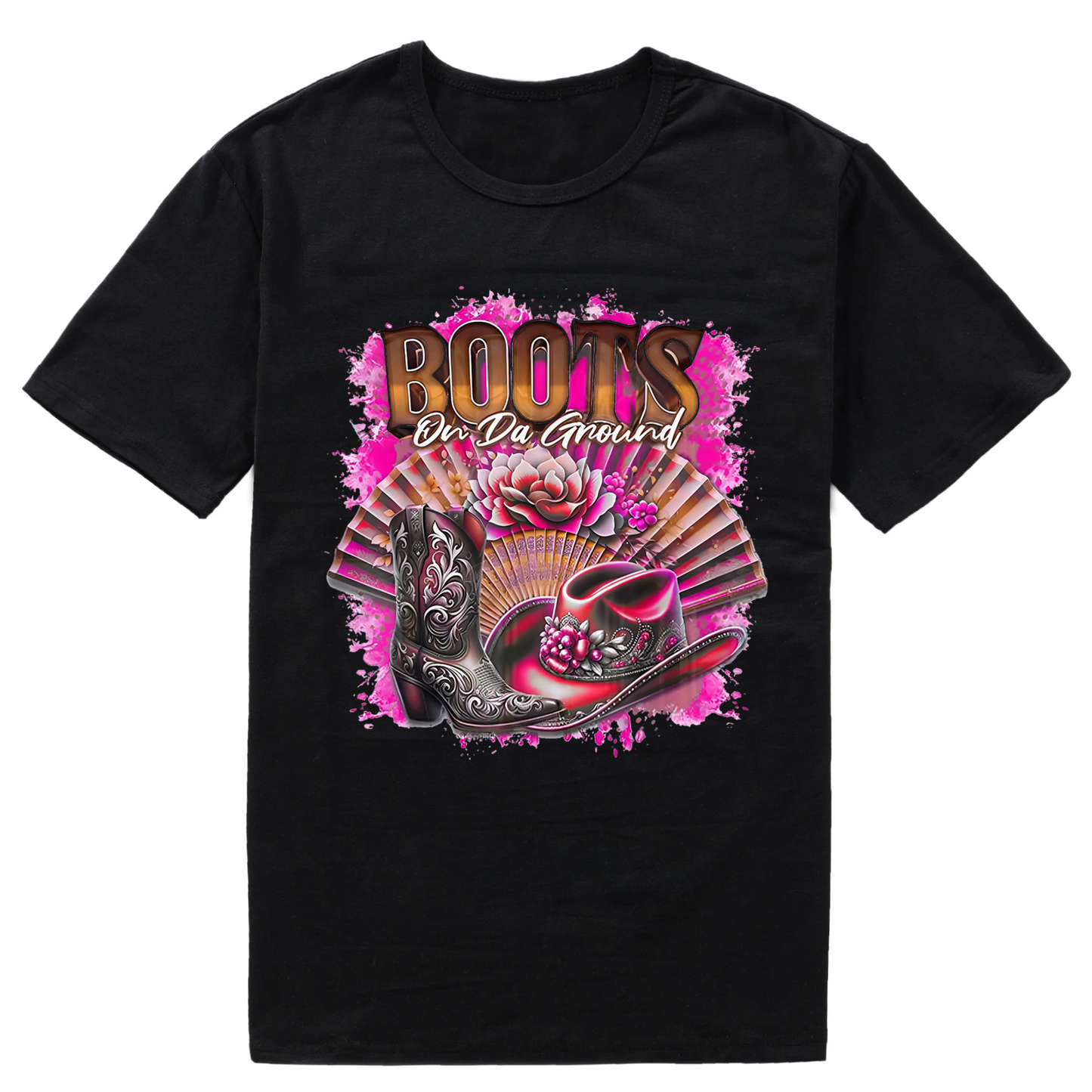 Boots on the Ground Short sleeve T-Shirts (Medium)