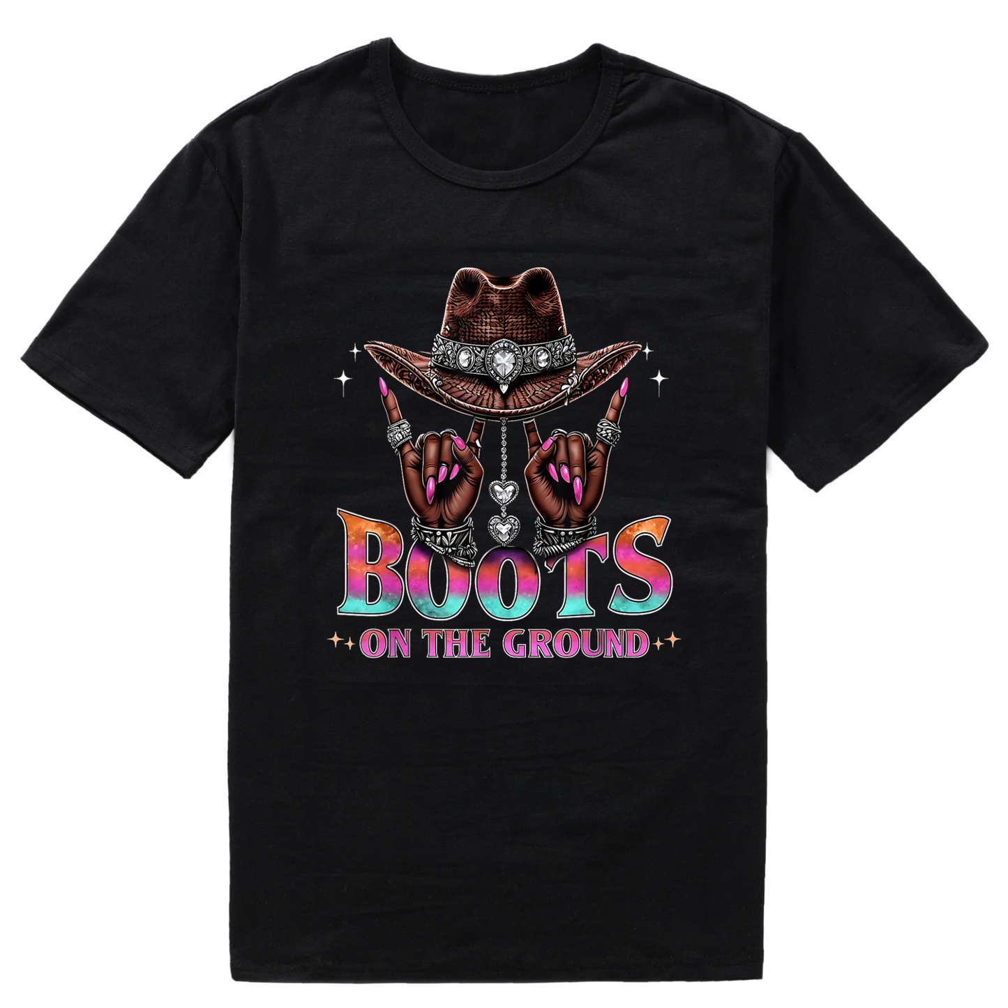 Boots on the Ground Short sleeve T-Shirts (Medium)