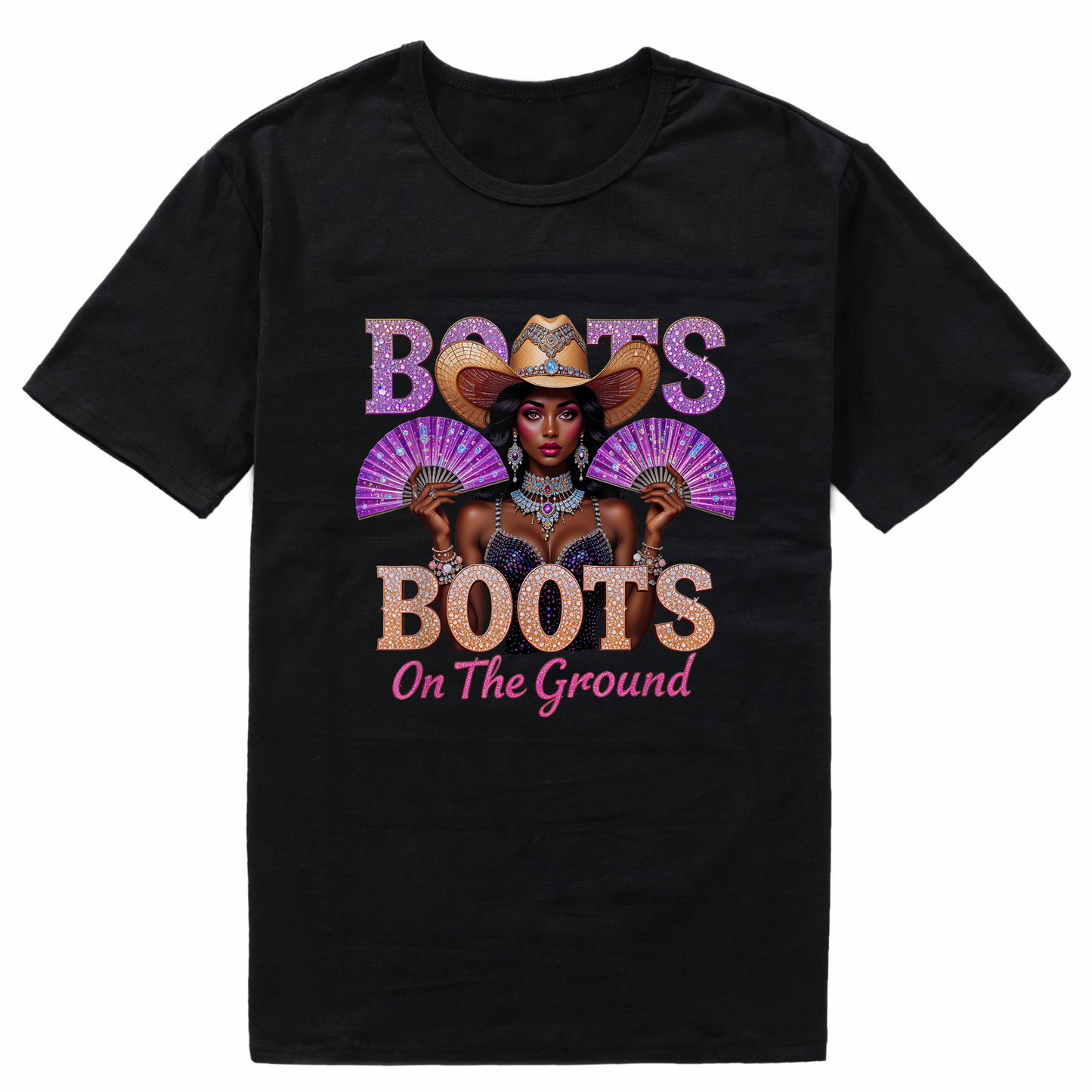 Boots on the Ground Short sleeve T-Shirts (Medium)