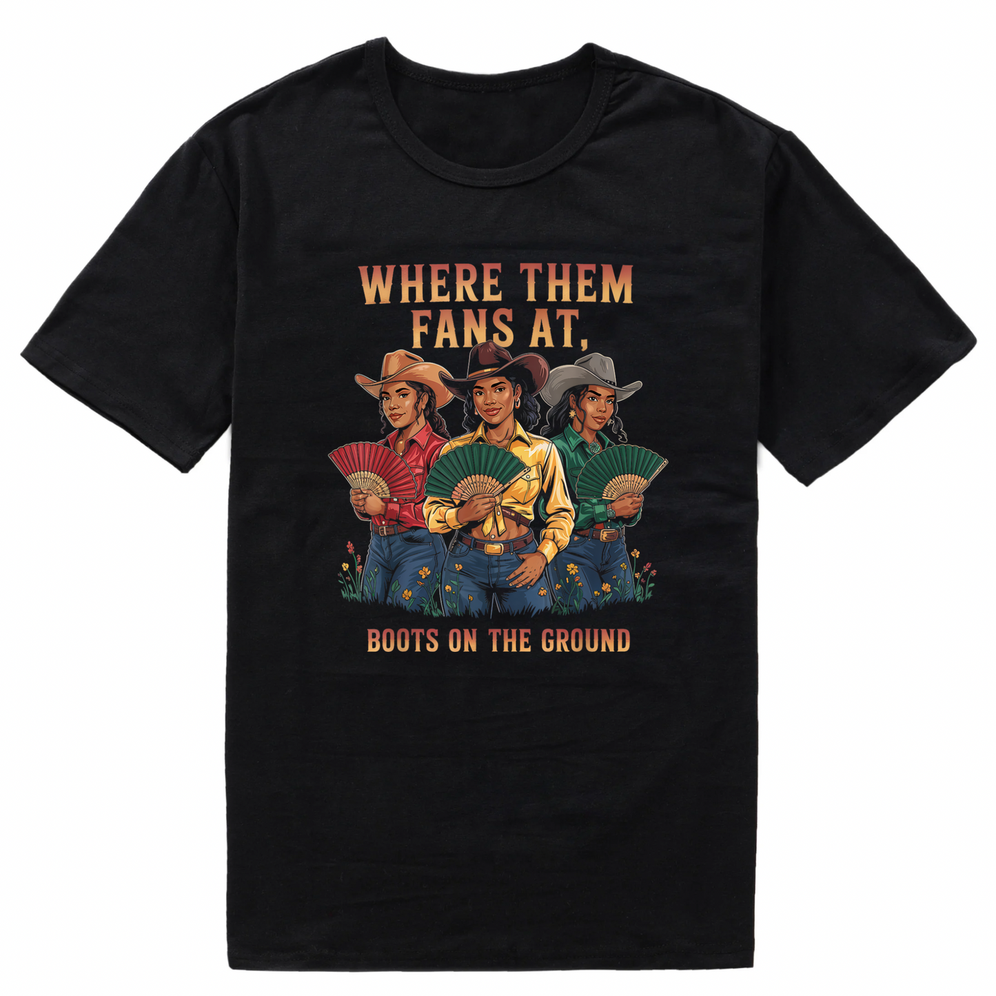 Boots on the Ground Short sleeve T-Shirts (Medium)