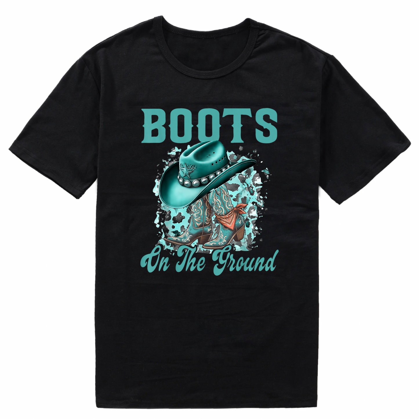 Boots on the Ground Short sleeve T-Shirts (Medium)