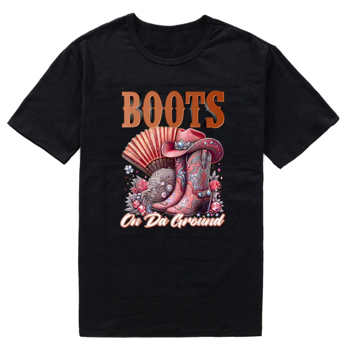 Boots on the Ground Short sleeve T-Shirts (Medium)