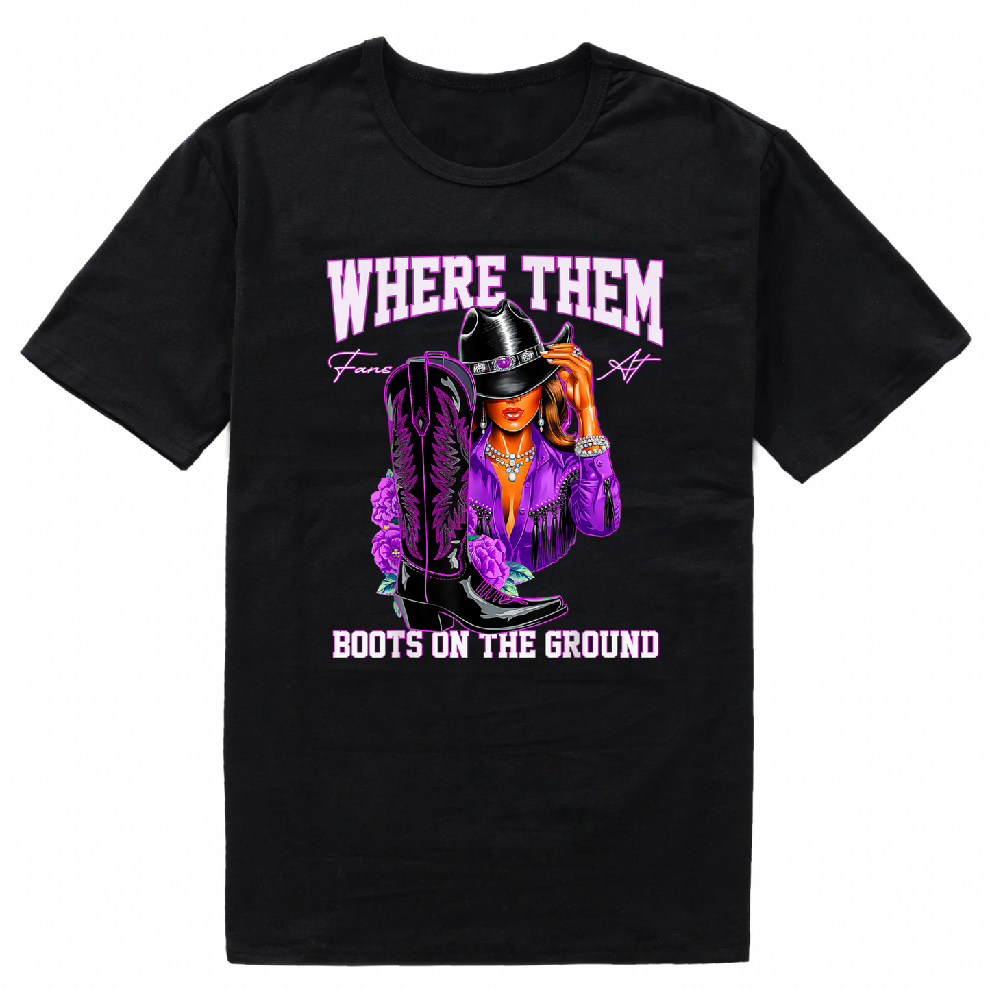 Boots on the Ground Short sleeve T-Shirts (Medium)
