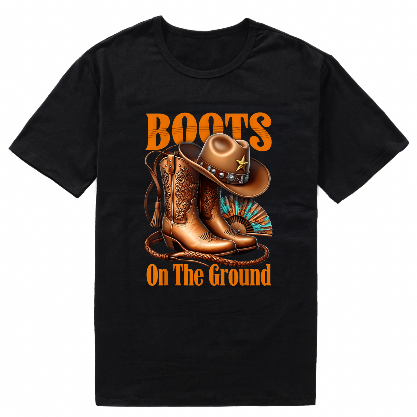 Boots on the Ground Short sleeve T-Shirts (Medium)