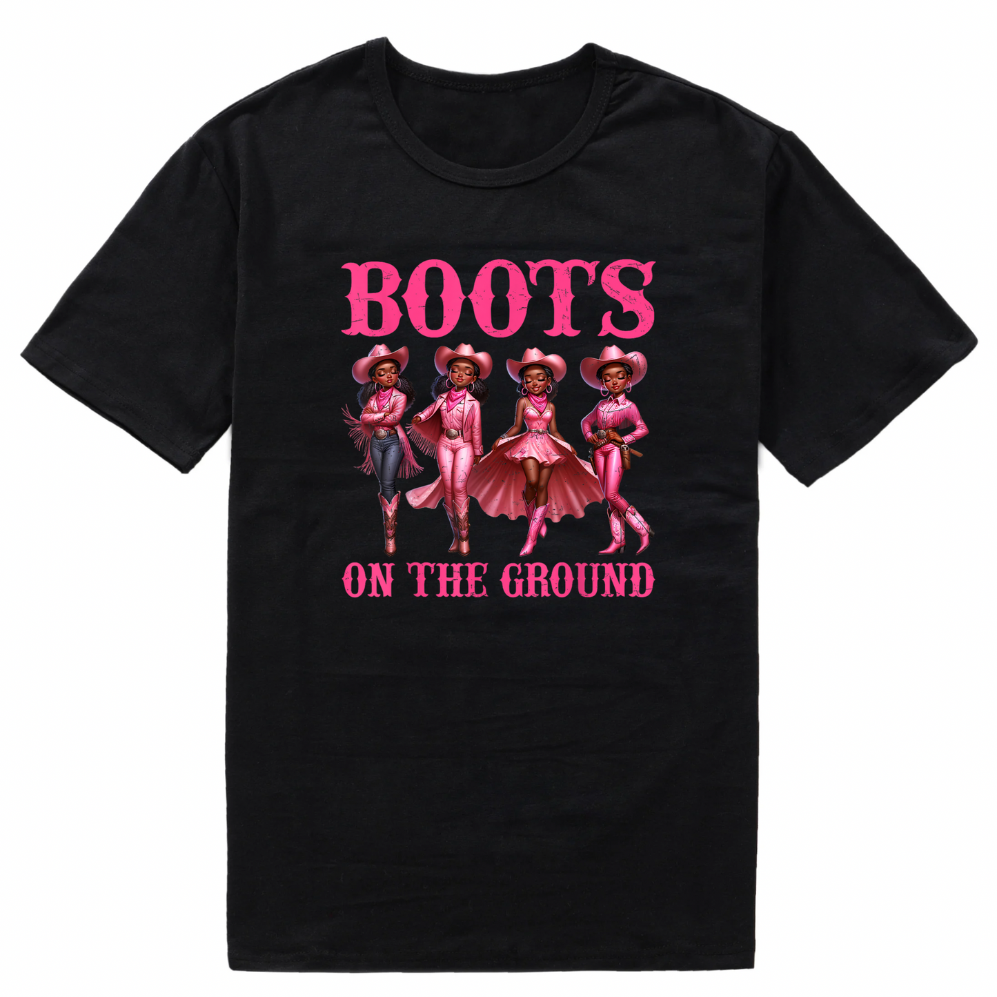 Boots on the Ground Short sleeve T-Shirts (Medium)