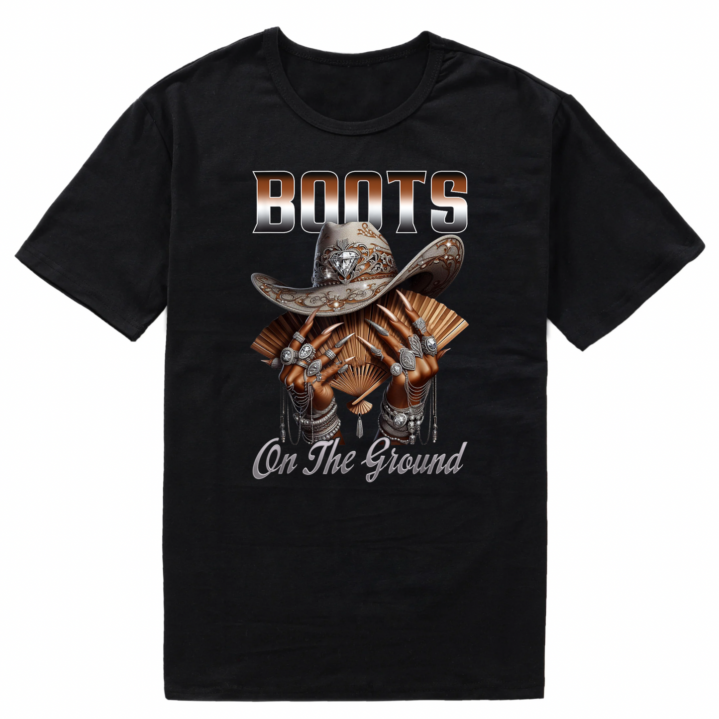 Boots on the Ground Short sleeve T-Shirts (Medium)