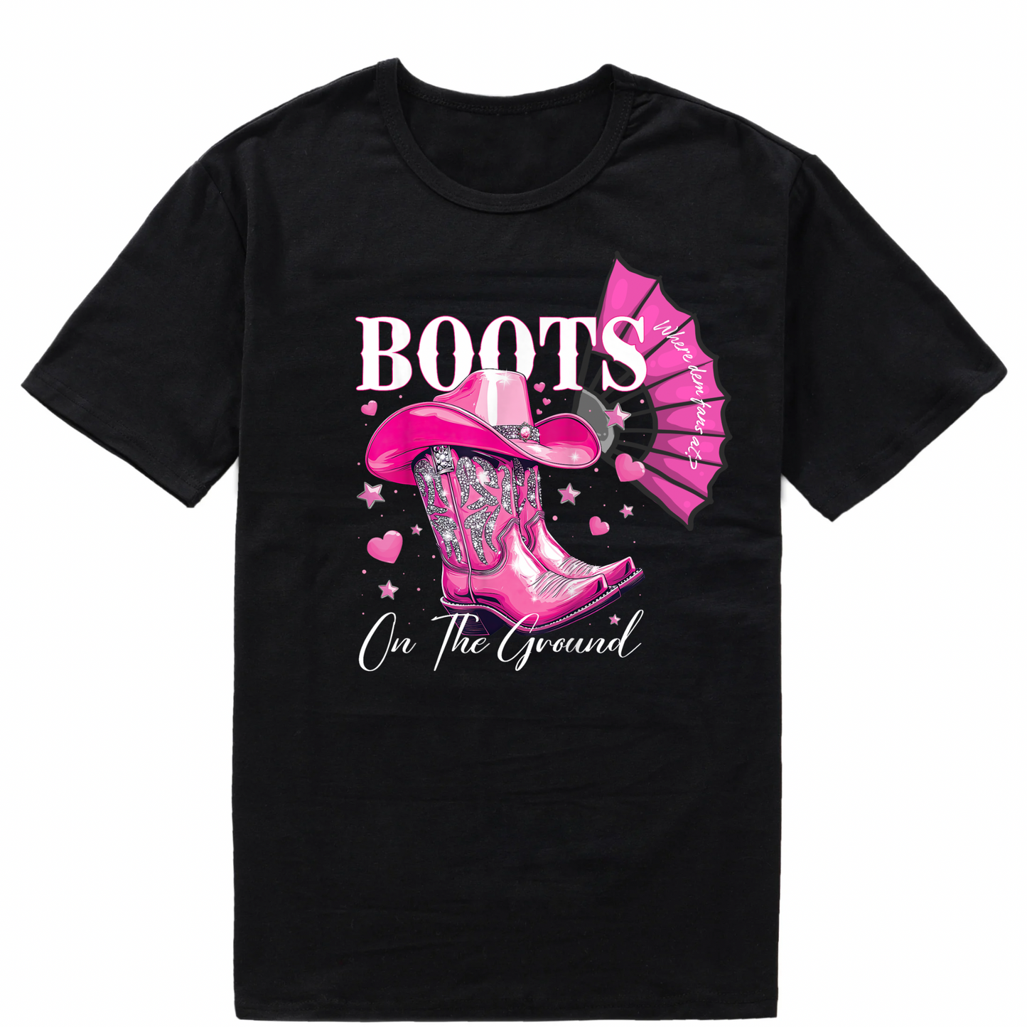 Boots on the Ground Short sleeve T-Shirts (Medium)