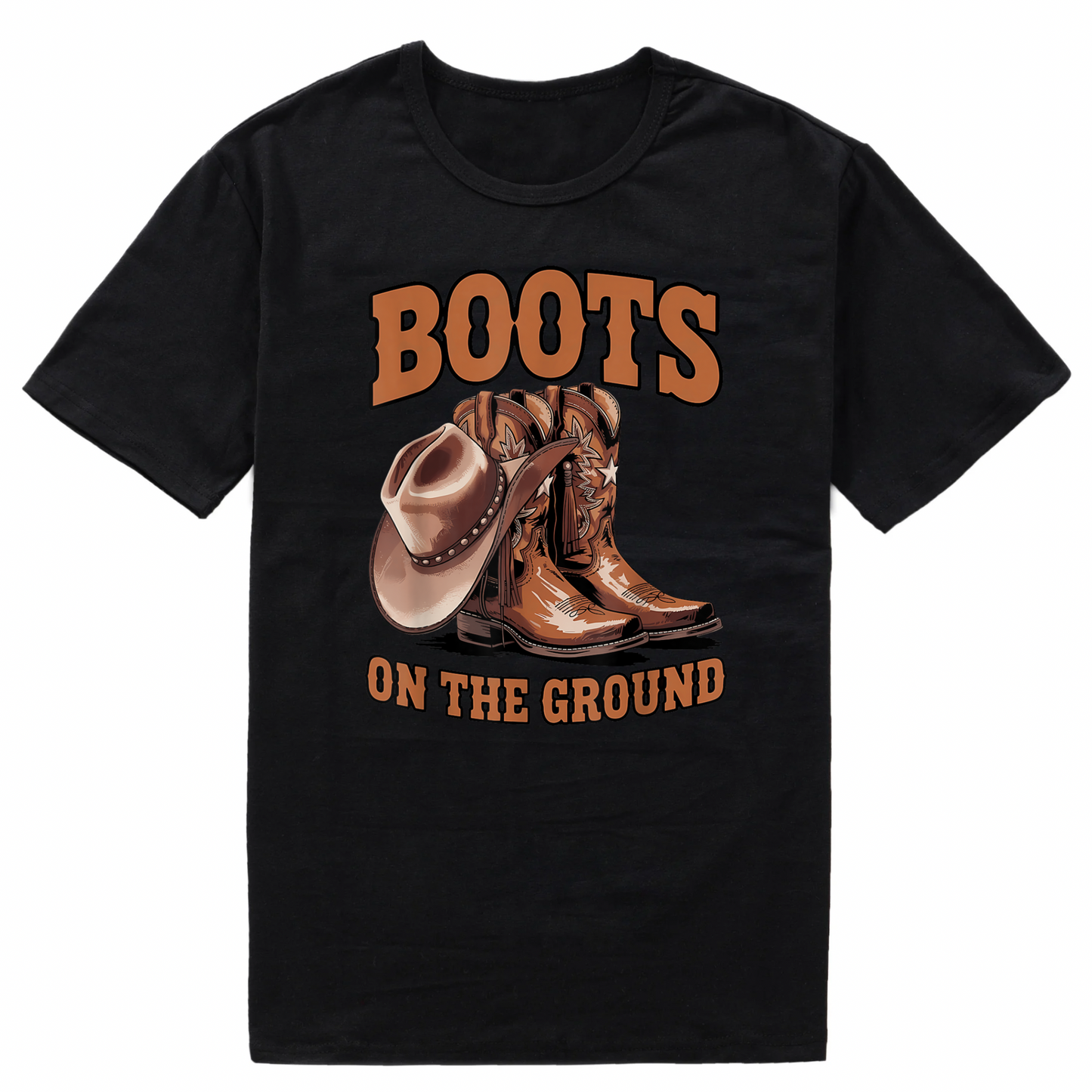 Boots on the Ground Short sleeve T-Shirts (Medium)